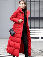 Lesley Women’s Long Puffer Coat with Hood